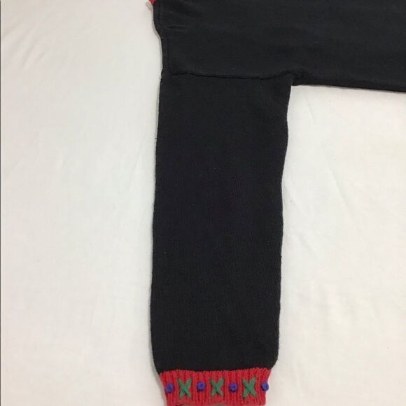 Tiara International Christmas Cardigan Sweater Size XL Holiday Sweater Stockings - Picture 6 of 15